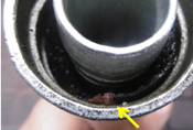 conector se soltó generando fugas